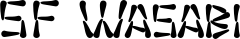 SF Wasabi font